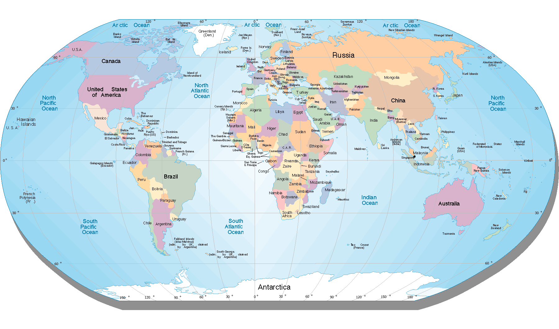 The World Interactive Clickable Map